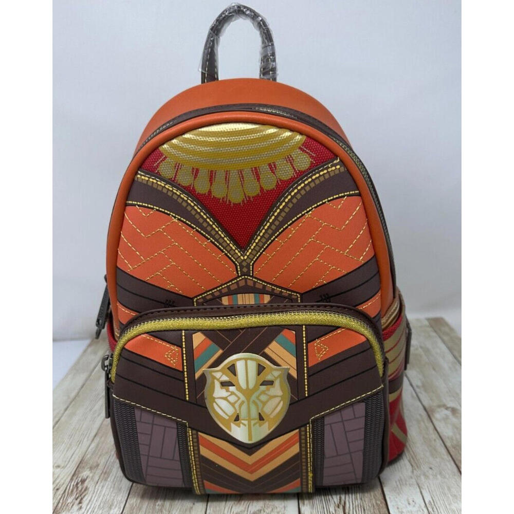 Marvel Black Panther Wakanda Forever Okoye Cosplay Mini Backpack NWT Loungefly